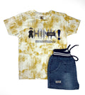 Boys Tie-Dye T-Shirt & Shorts Set – 2-Piece Summer Outfit