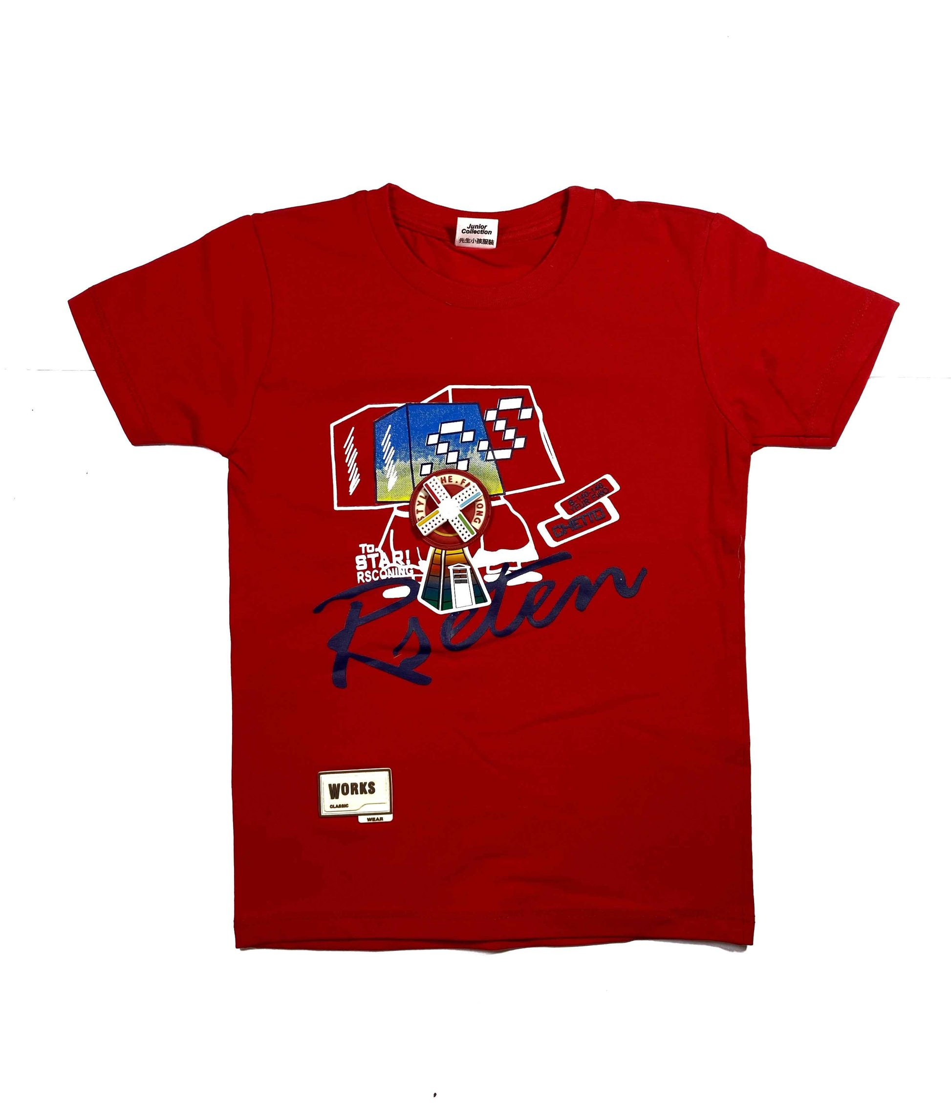 Boys Spinner Patch T-Shirt and Shorts Set – Fun Summer Outfit by ChotuWear