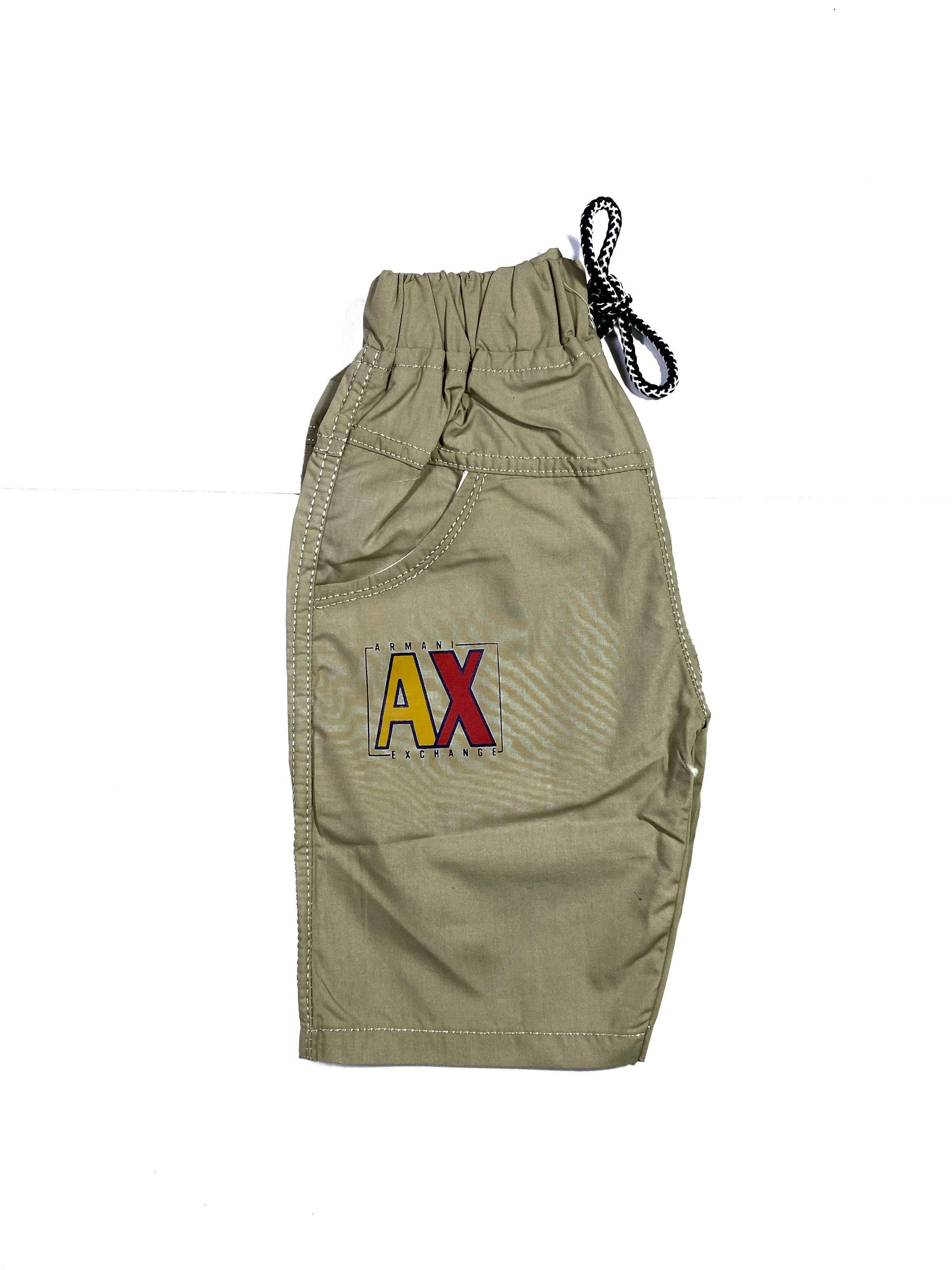 Boys Sleeveless White Eagle Print Shirt & Shorts Set – Cool 2-Piece Summer Outfit
