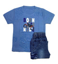 Boys Half Sleeve Shirt & Shorts Set – Casual 2-Piece Outfit for Kids