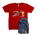 Boys “Hope” Print Shirt & Shorts Set – Short Sleeve 2-Piece Casual Outfit