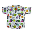 Boys Knitted Shirt & Shorts Set – Letters, Smileys & Colourful Circles Print (2-Piece Outfit)
