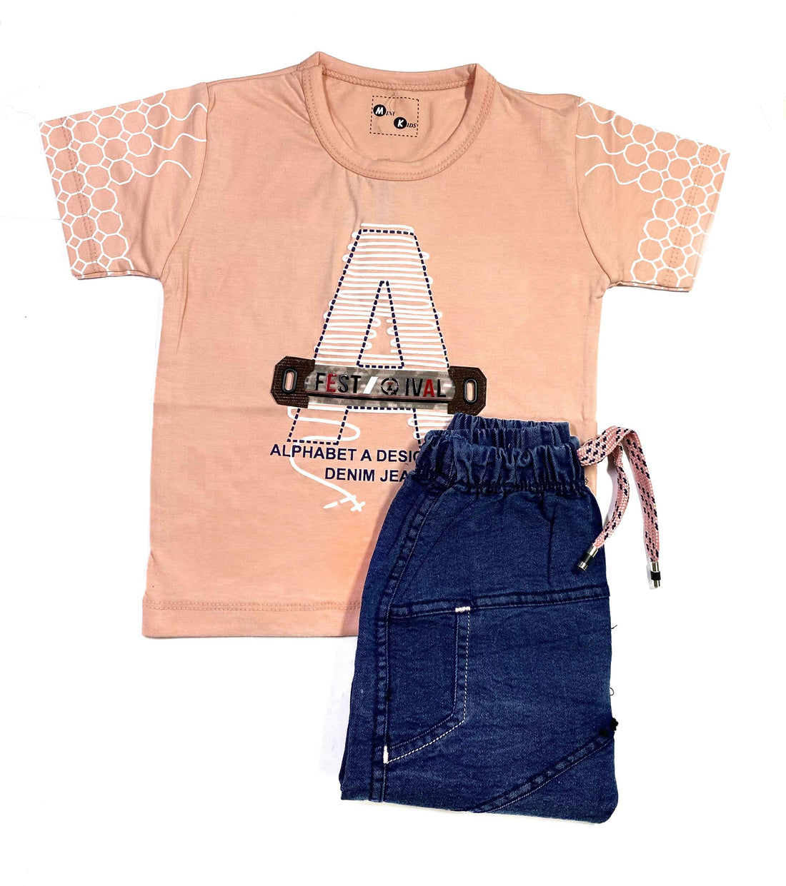 Boys Printed Shirt & Shorts Set – Short Sleeves 2-Piece Summer Outfit