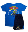 Boys Dragon Ball Printed T-Shirt & Shorts Set – 2-Piece Summer Outfit