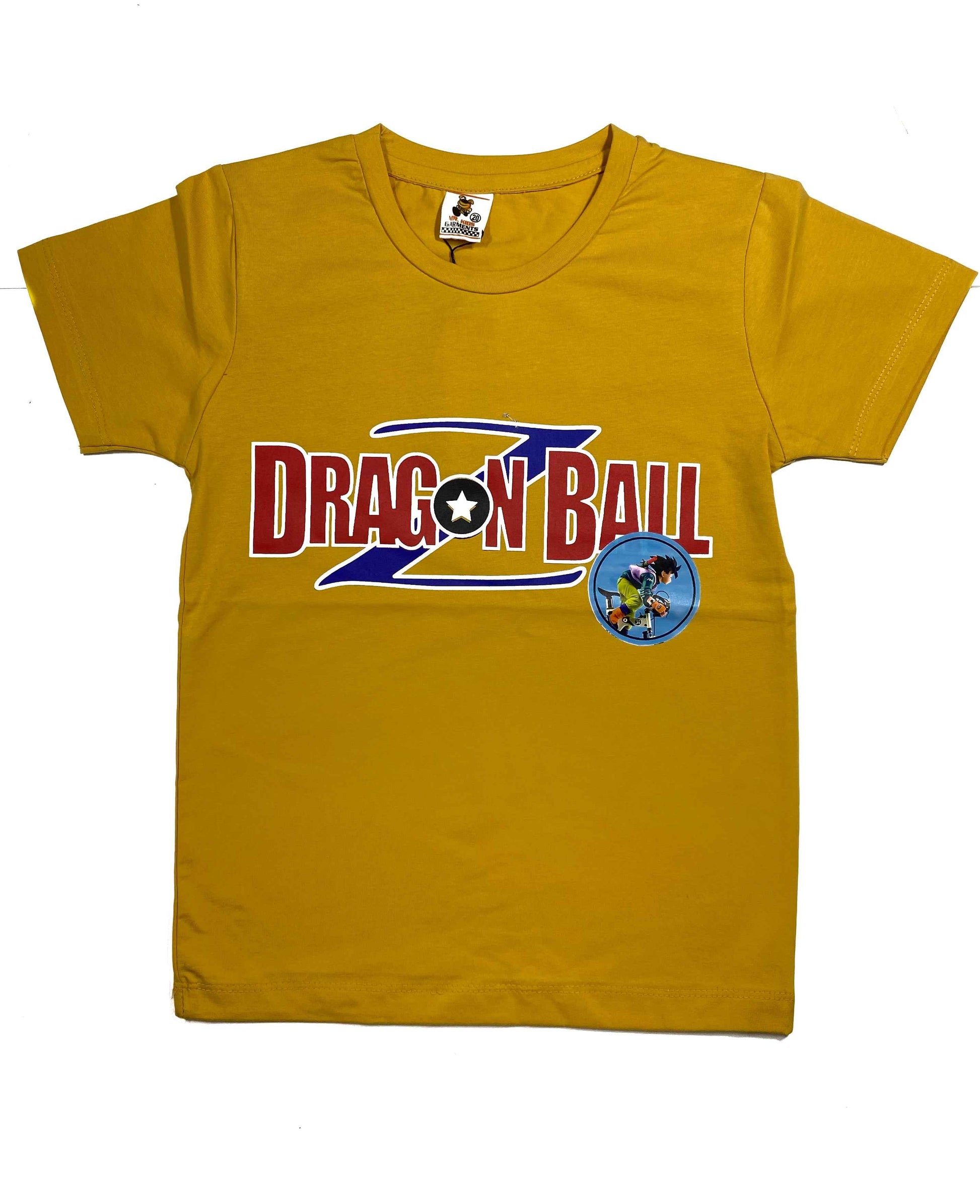 Boys Dragon Ball Printed T-Shirt & Shorts Set – 2-Piece Summer Outfit