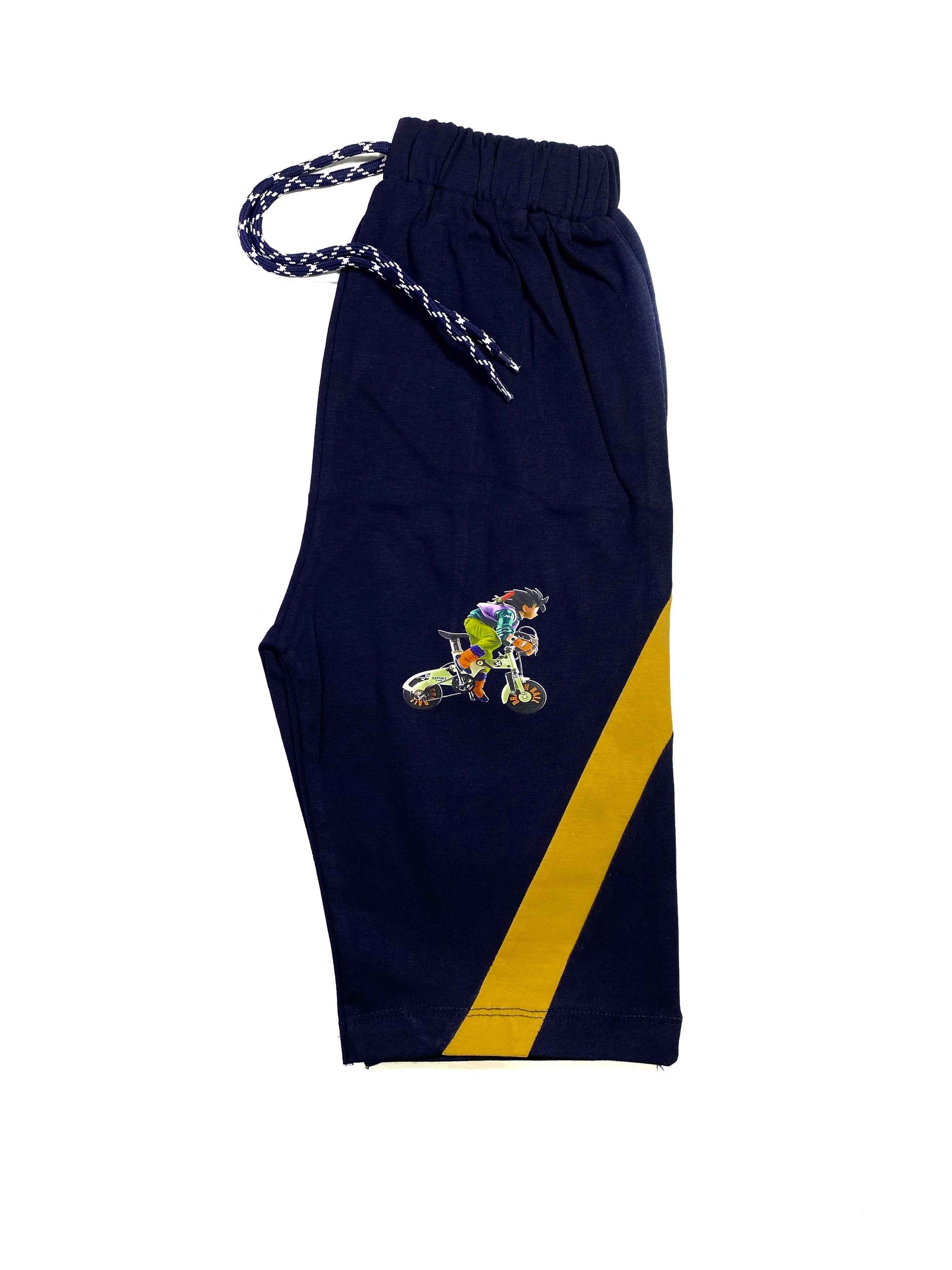 Boys Dragon Ball Printed T-Shirt & Shorts Set – 2-Piece Summer Outfit