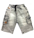 Boys Denim Shorts – Classic Blue & Grey - Everyday Wear for Kids