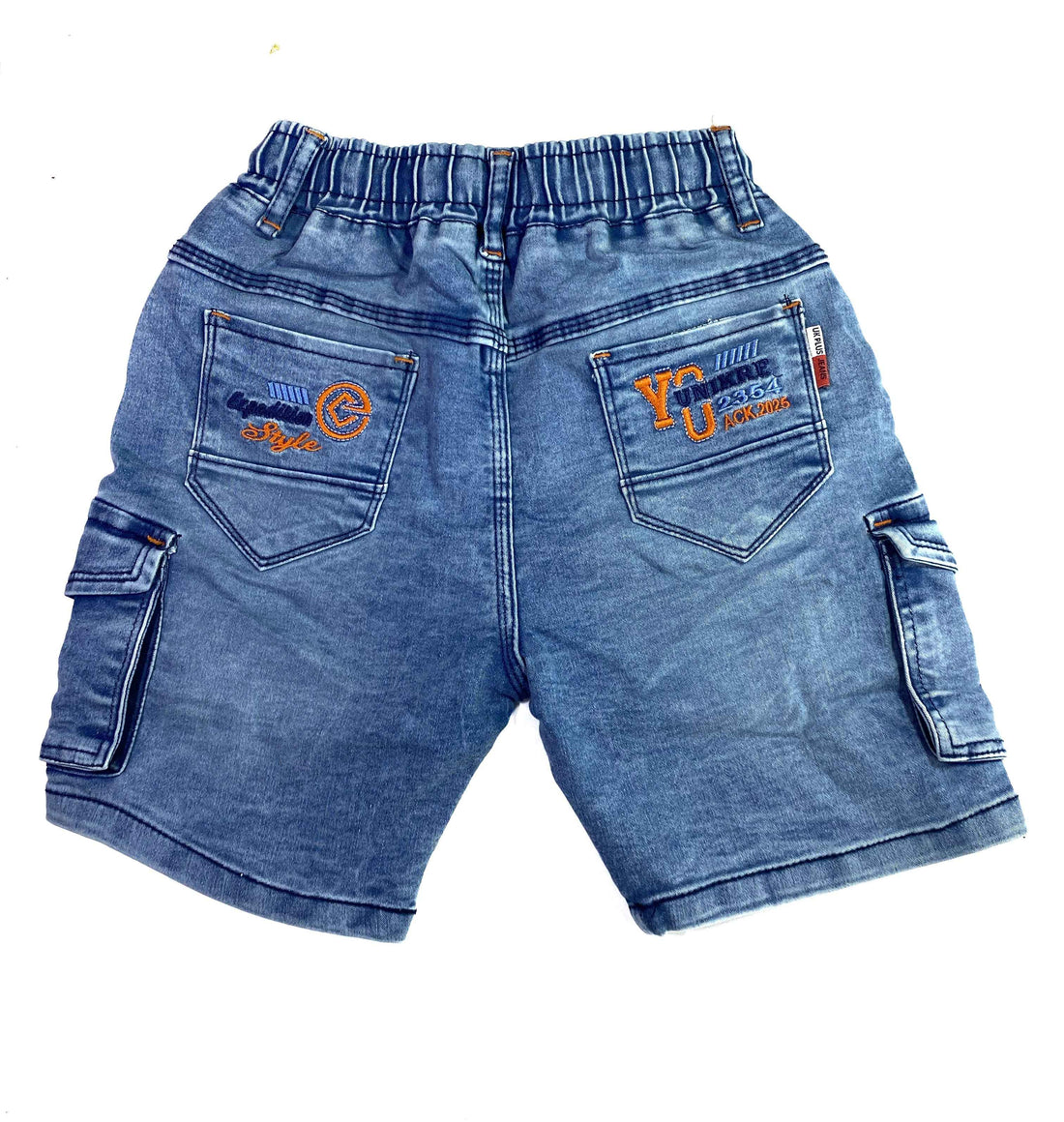 Boys Denim Shorts – Classic Blue & Grey - Everyday Wear for Kids