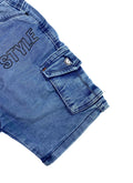 Boys Denim Shorts – Classic Blue & Grey - Everyday Wear for Kids