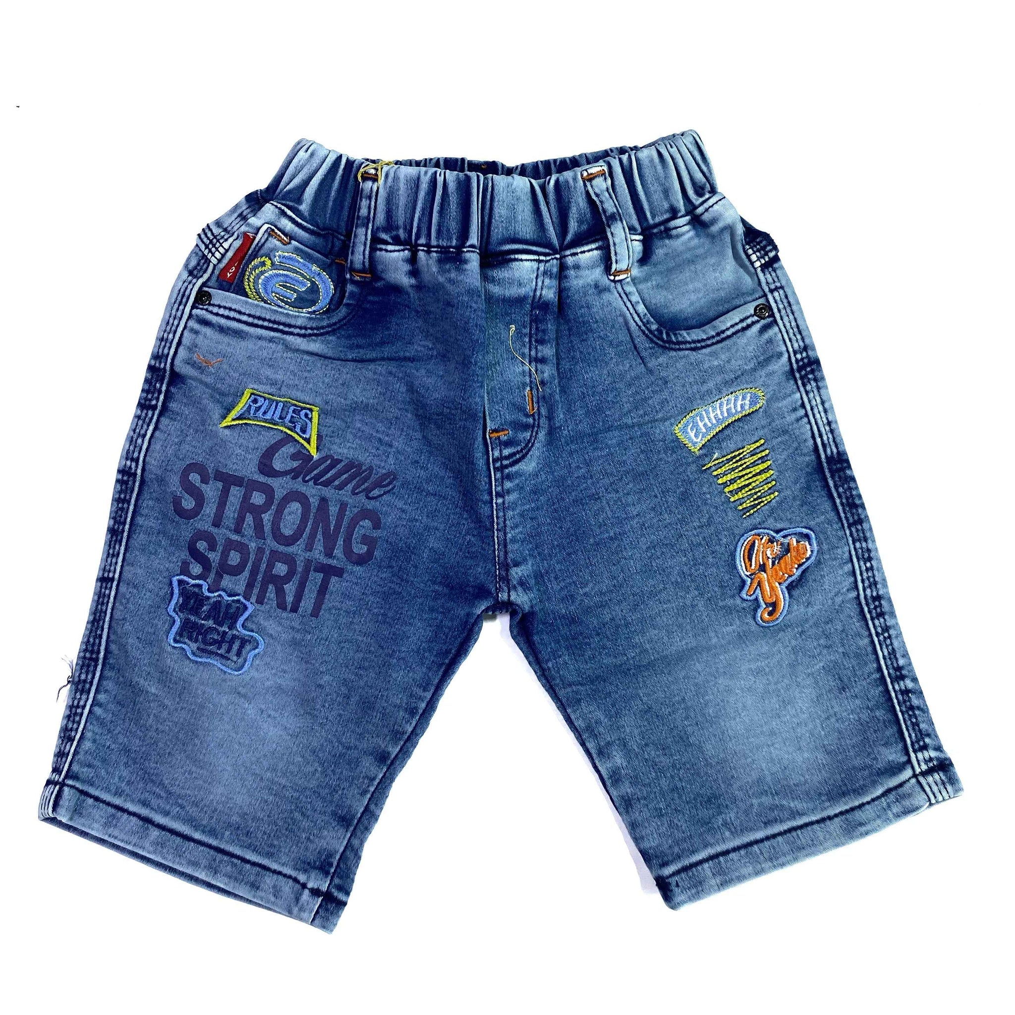 Chotuwear Denim Shorts for Boys – Unique Design with Summer Comfort