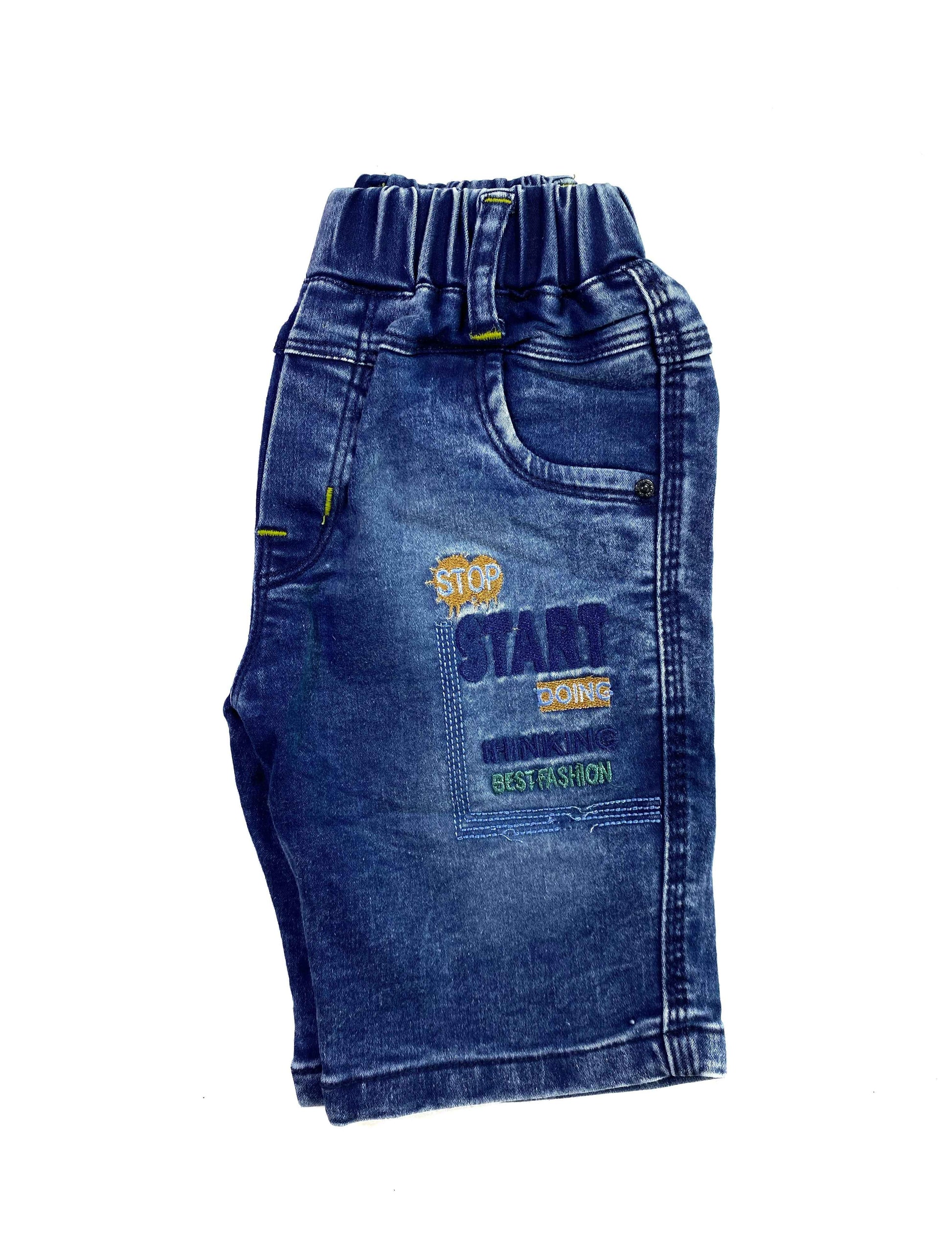 Chotuwear Trendy Denim Shorts for Boys – Unique Design with Summer Comfort