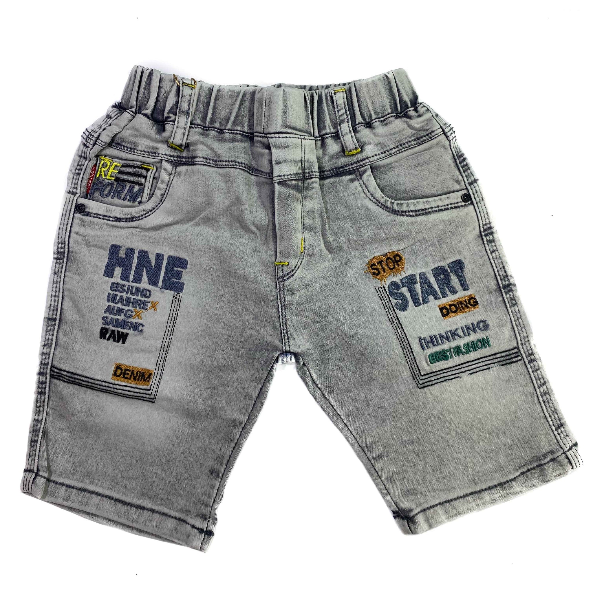 Chotuwear Trendy Denim Shorts for Boys – Unique Design with Summer Comfort