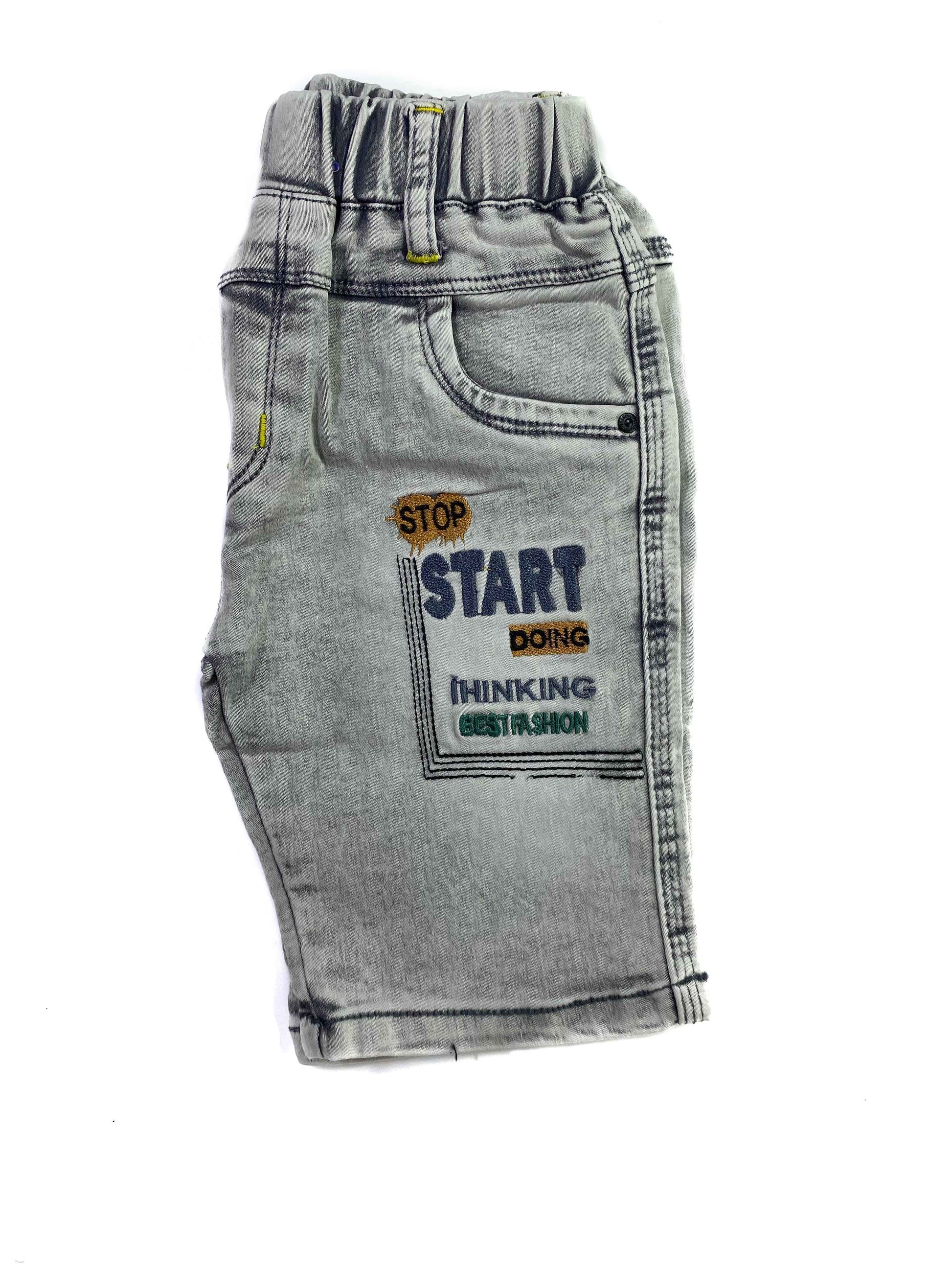 Chotuwear Trendy Denim Shorts for Boys – Unique Design with Summer Comfort