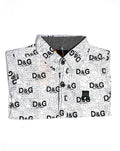 ChotuWear Boys White Printed Cotton Shirt – Light & Stylish Summer Wear