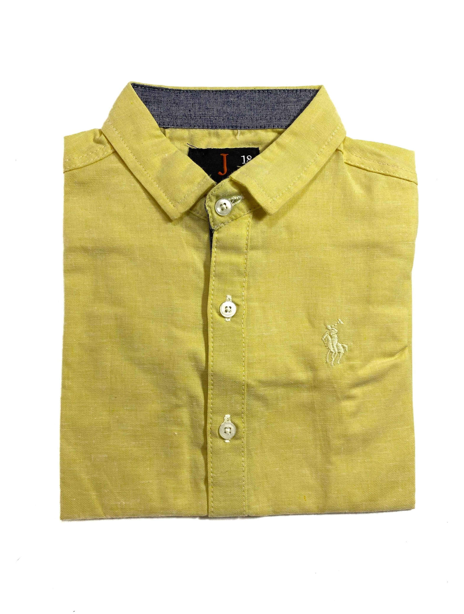Chotuwear Boys Solid Cotton Shirt – Summer Casual Wear Pakistan