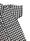Chotuwear Boys Cotton Black Checkered Shirt – Cool Summer Style