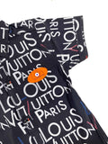 ChotuWear Boys Black Printed Cotton Shirt – Stylish Summer Wear Pakistan
