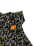ChotuWear Boys Black Printed Cotton Shirt – Stylish Summer Wear Pakistan